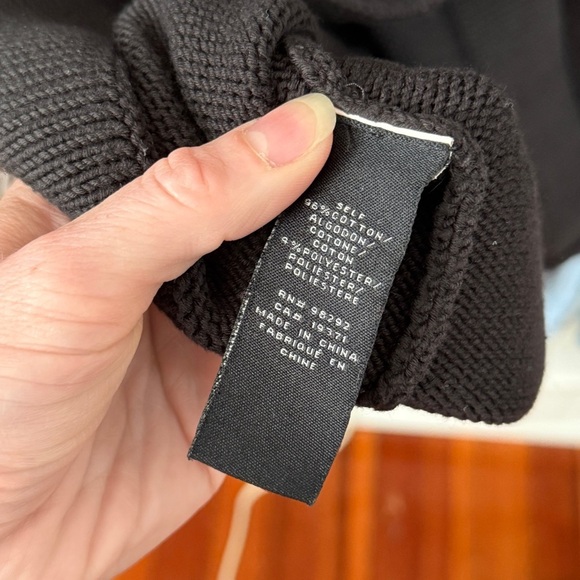 Tibi Coloblock Knit Sweater Mini Dress Medium Black White - Picture 6 of 6